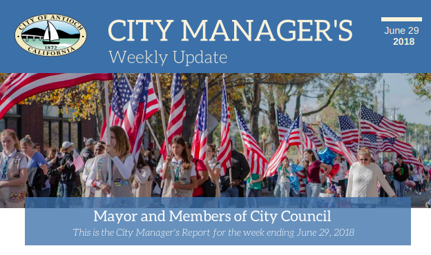 New City Mangers Weekly Update