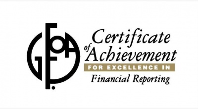 Certificate of Achievement for Excellence in Financial Reporting