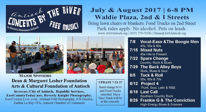 Antioch Rivertown Summer Concert Waldie Plaza