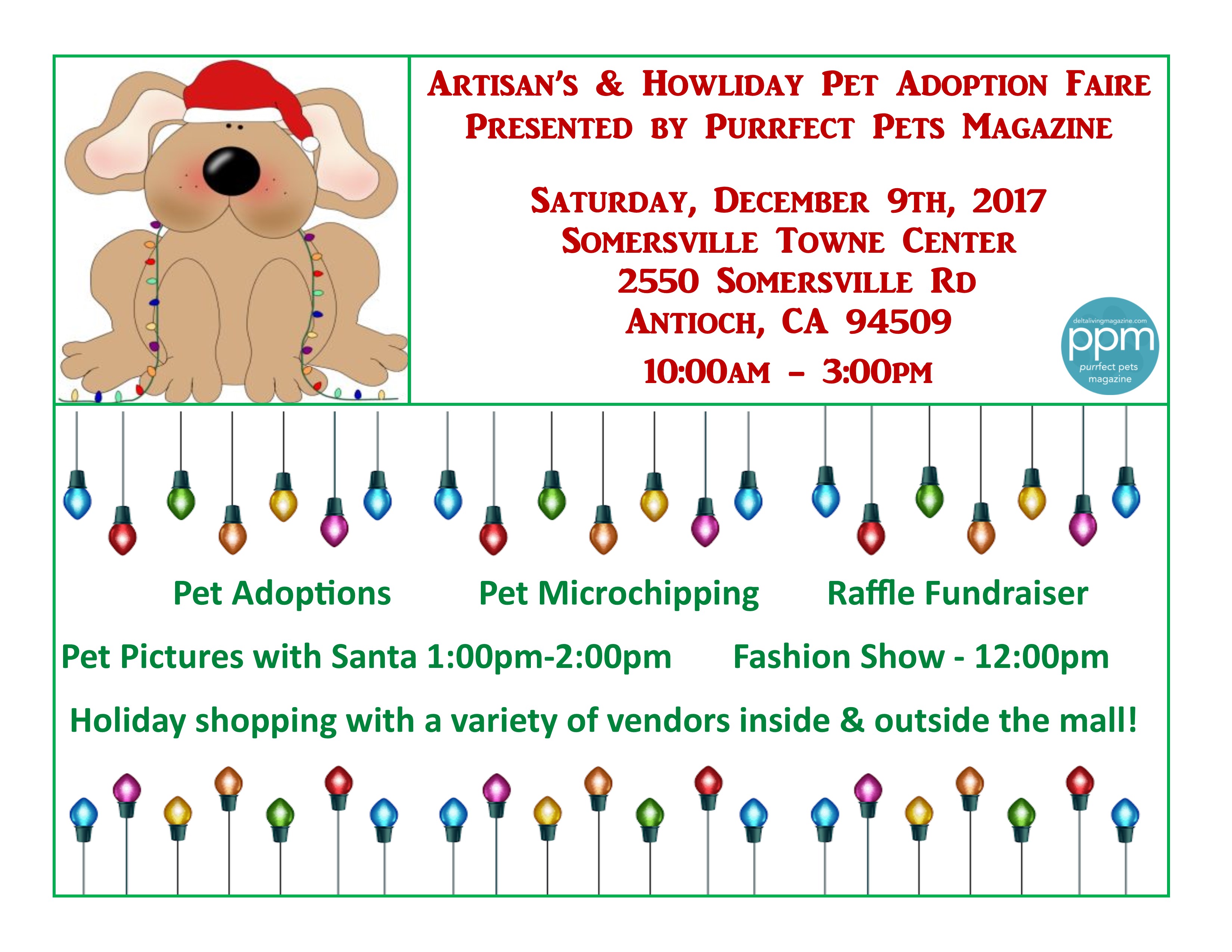 Artisan’s & Howliday Pet Adoption Fair