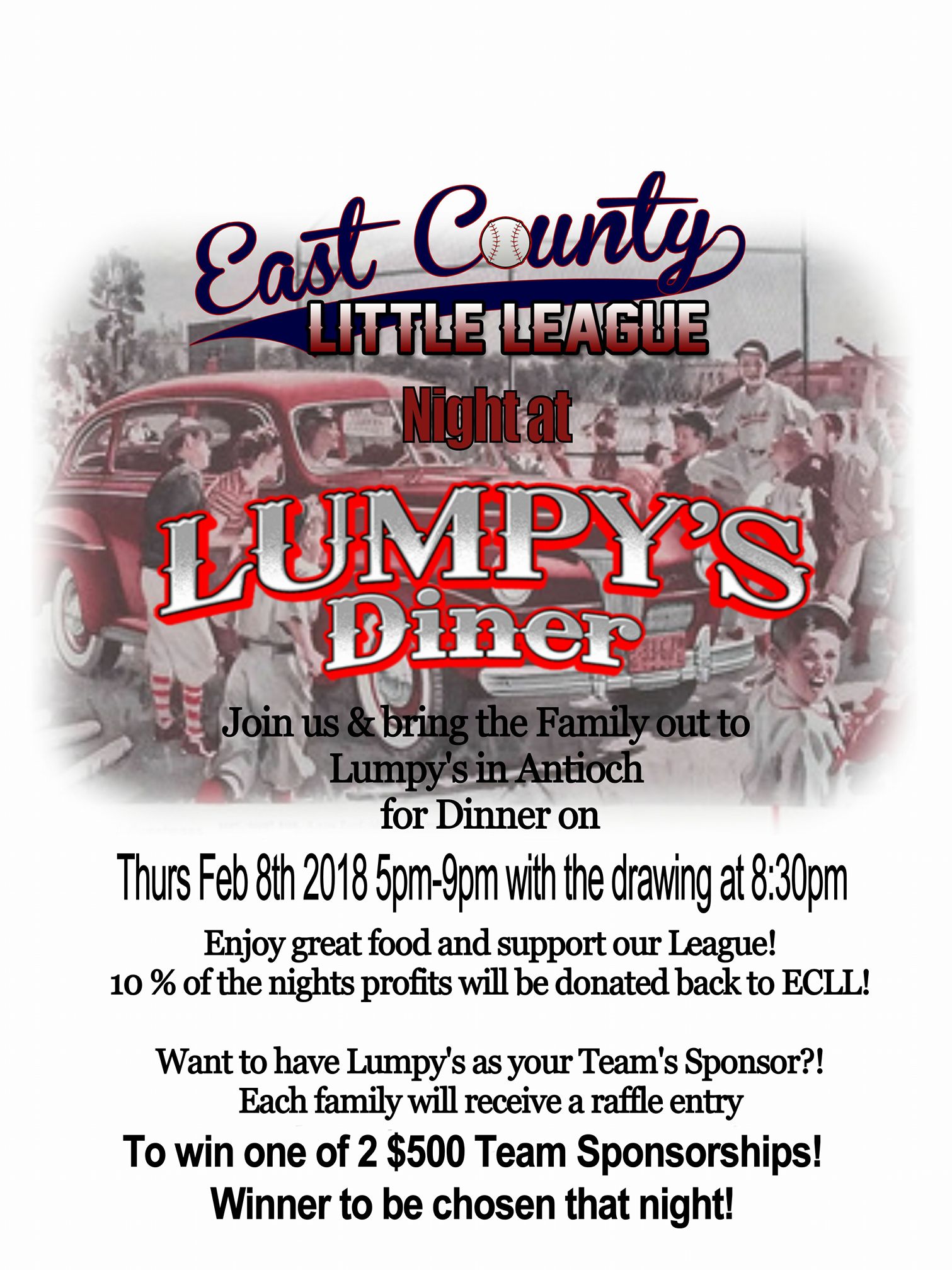East County Little League Fundraiser