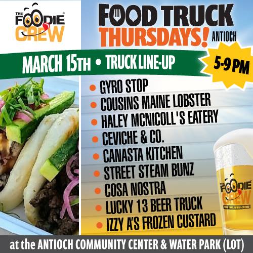 Food Truck Thursday March 15 Lineup