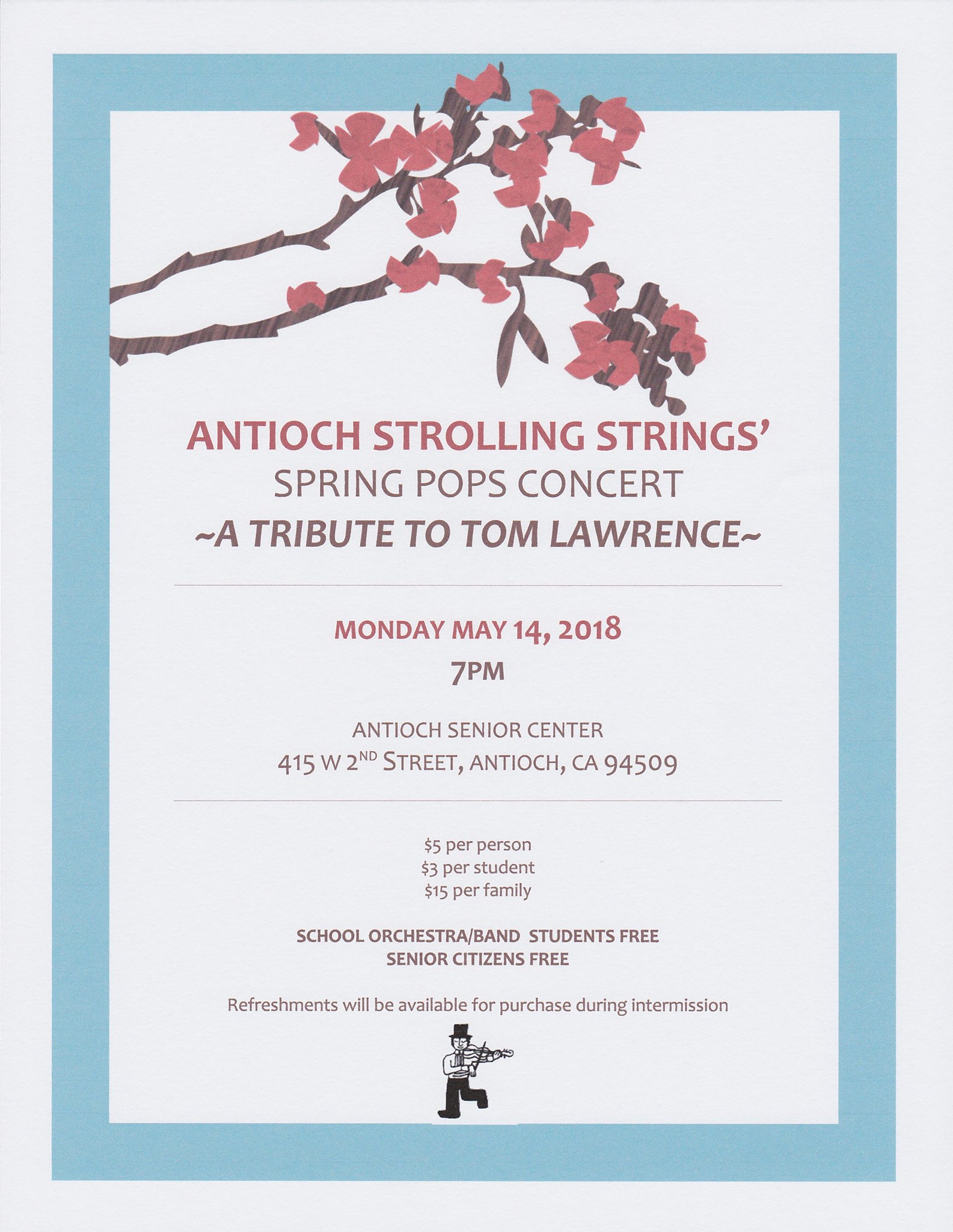 Antioch Strolling String's Spring Concert