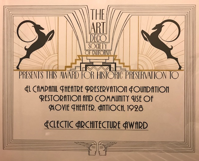 El Campanil Theatre Eclectic Architecture Award