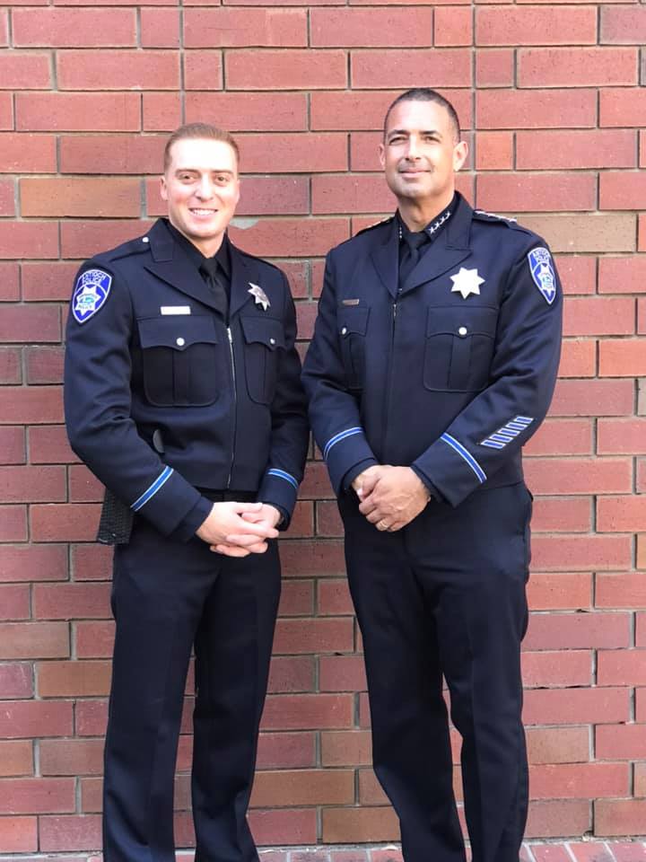 Antioch Corporal Jason Vanderpool and Chief Of Police Brooks