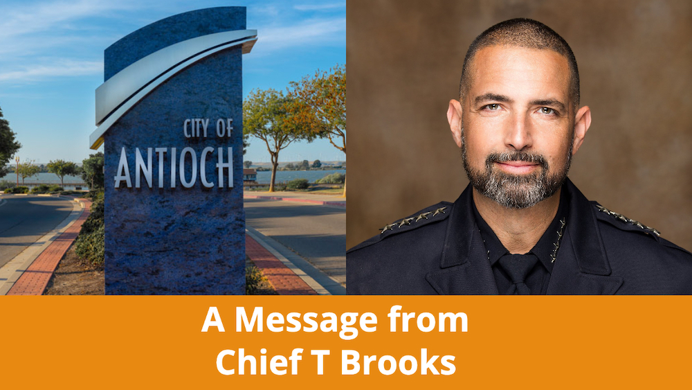Message from Antioch Police Chief