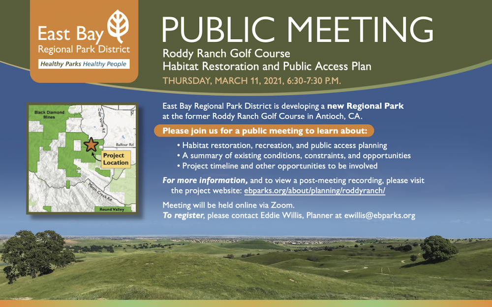 Public Meeting for Roddy Ranch Golf Club