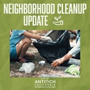 Neighborhood Cleanup Update
